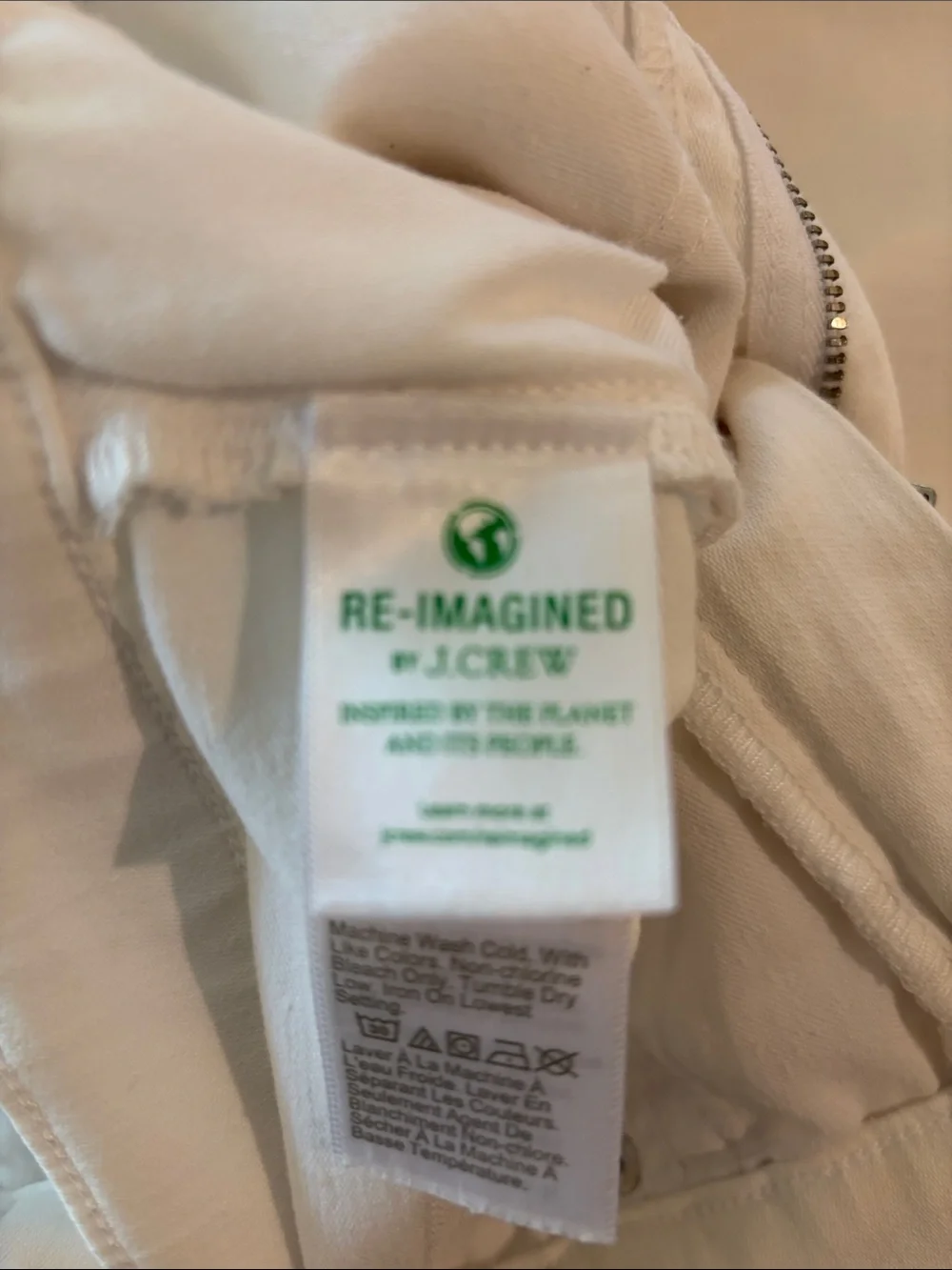 J. Crew White High-Rise Skinny Jeans waist 30